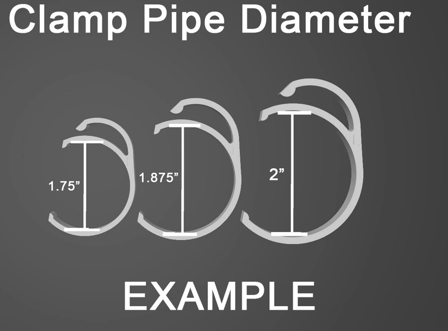 Roll Cage Wire Clamp - SXS, Jeep, Universal Pipe