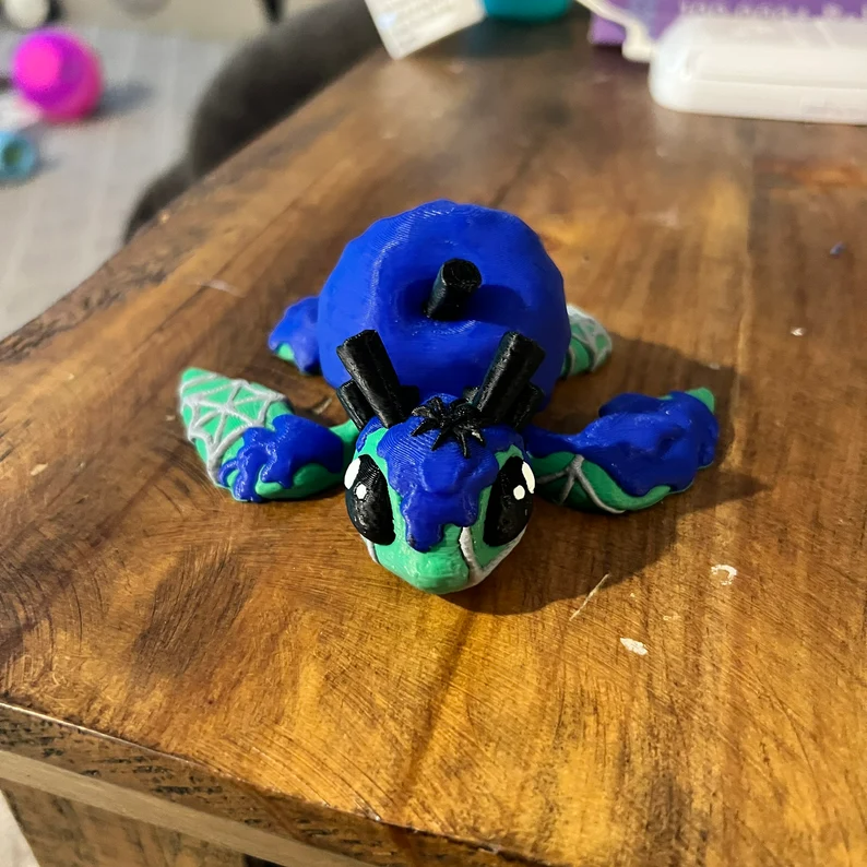 Turtle Poisoned Apple Halloween fidget