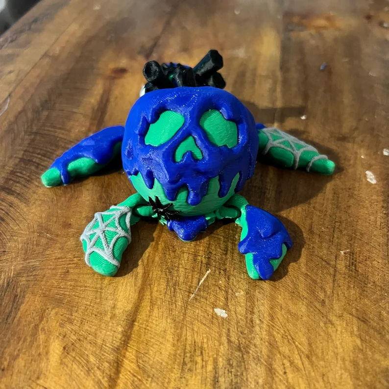 Turtle Poisoned Apple Halloween fidget